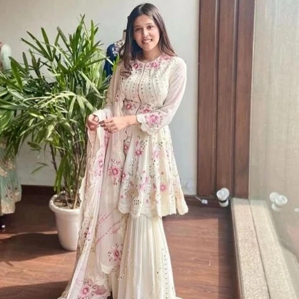Adrika Fabulous Semi Stitched Suit - Un stitched, 27486422