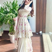 Adrika Fabulous Semi Stitched Suit - Un stitched, 27486422