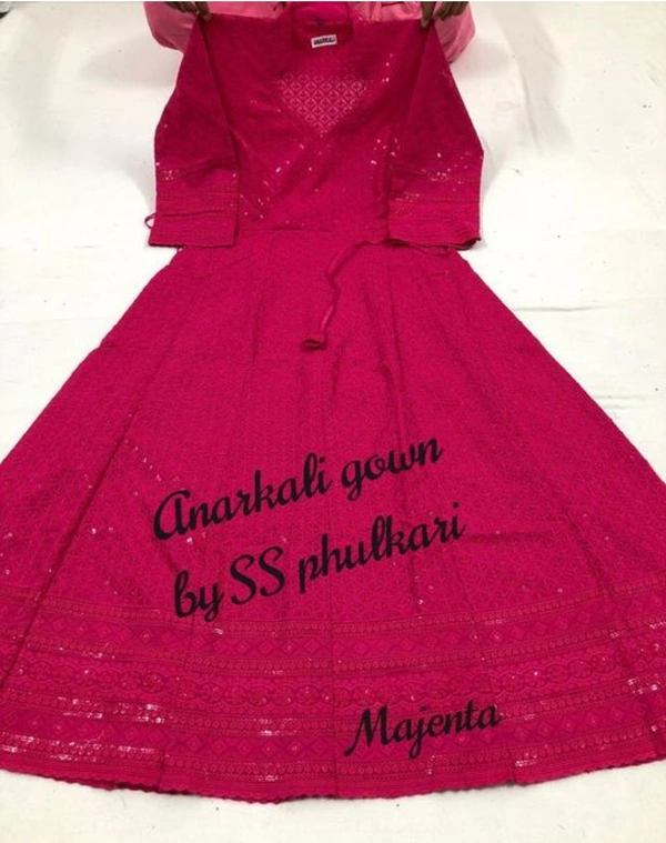 Anarkali Gowns Majneta  - 8064119, 4XL