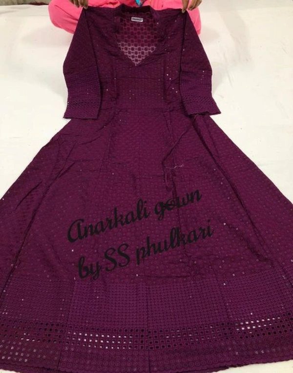 Anarkali Gowns Purple - 8064122, 3XL