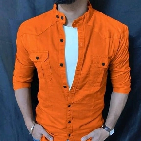 Comfy Fabulous Men Shirts Orange - XL, 29350009