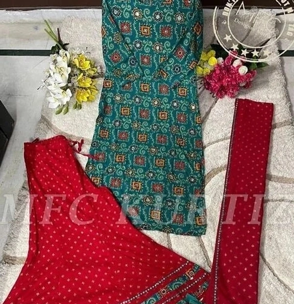 Straight Kurta Set, Sharara  With Dupatta - 41528273, XL