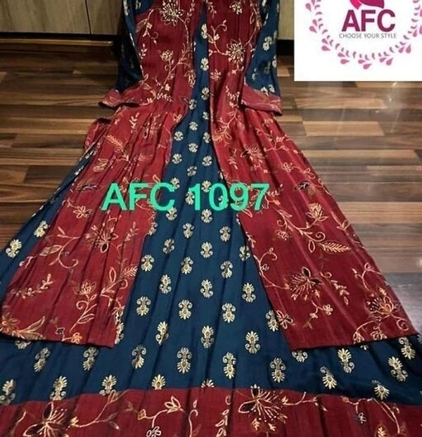 Kurta Set With Printed Jacket - 41528270, XXL