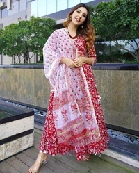 KASHVI ATTRACTIVE WOMEN KURTA SET - 41339098, M