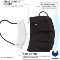 3 layered / 3 ply Pharmaceutical mask- 300 Pack - 300, Black