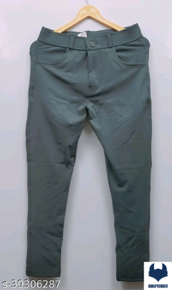 Casual Fabulous Men Track Pants- Lycra Strechable - 28, Grey