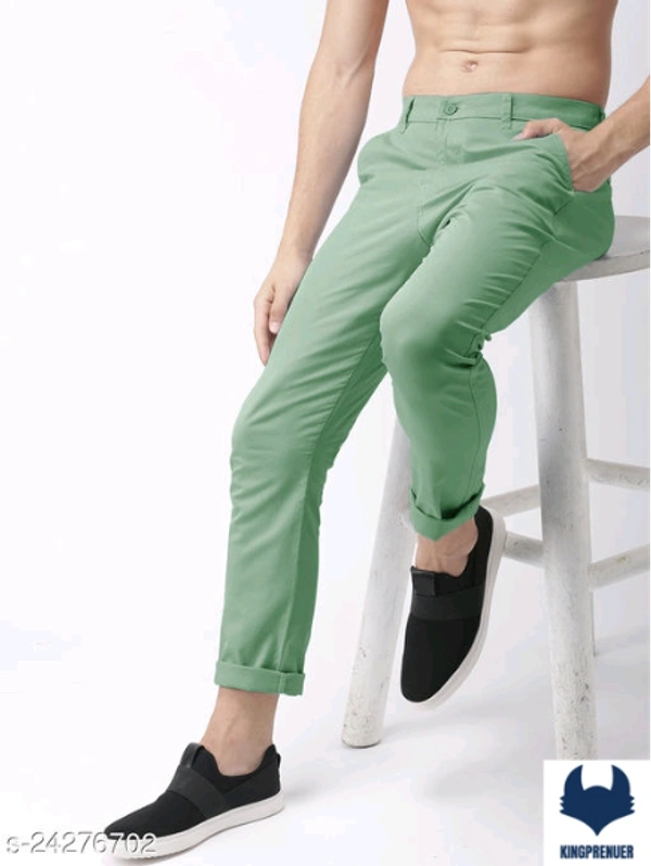  Men Trousers Casual Wear - 30, Green