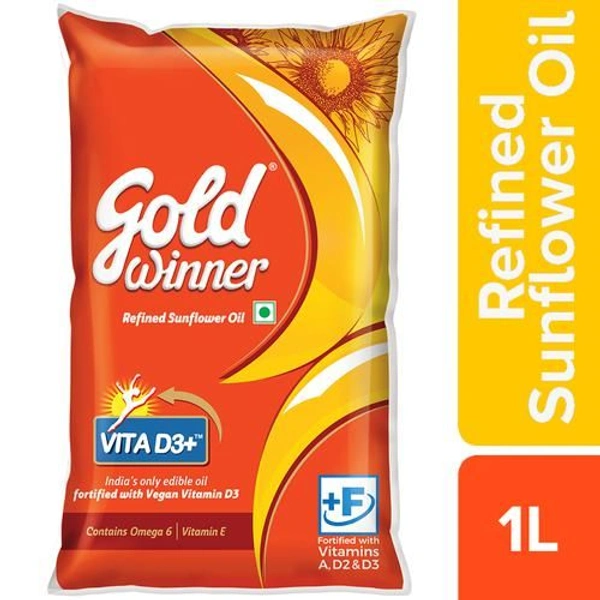 Gold Winner Sunflower Oil - 1 L