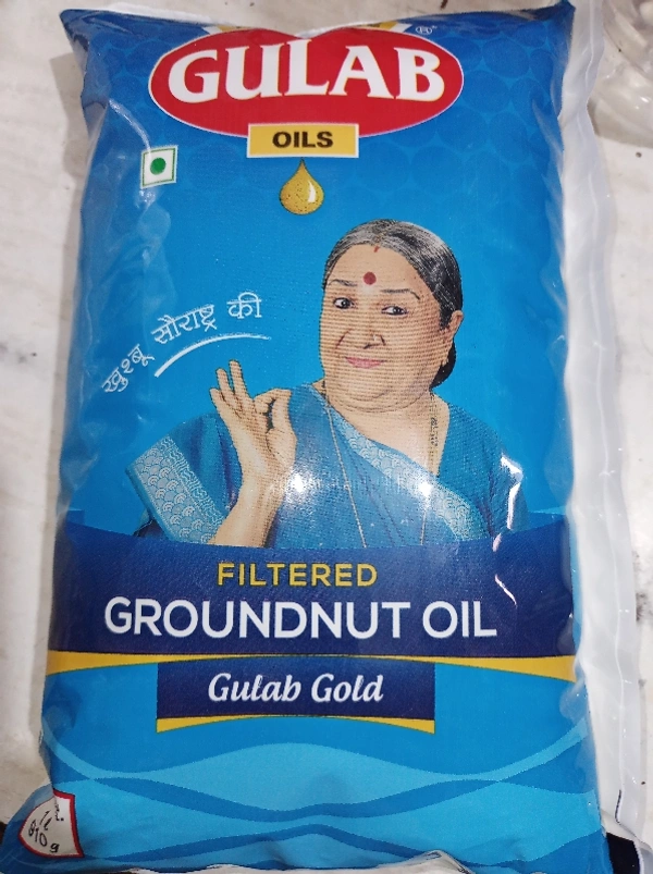 Gulab Filtered Groundnut Oil - 1 L