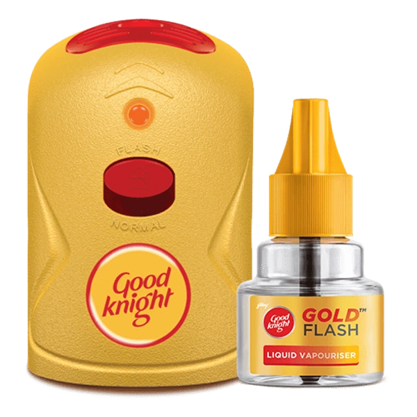 Good knight Gold Flash Machine + Refill 45ml - 45ml