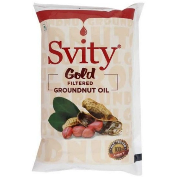 Svity Gold Filtered Groundnut Oil - 1 L
