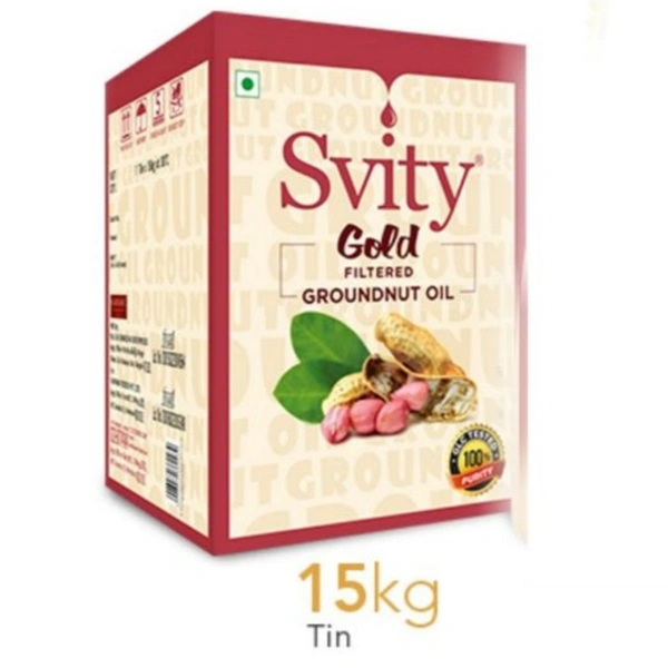 Svity Gold Filtered Groundnut Oil - 15kg
