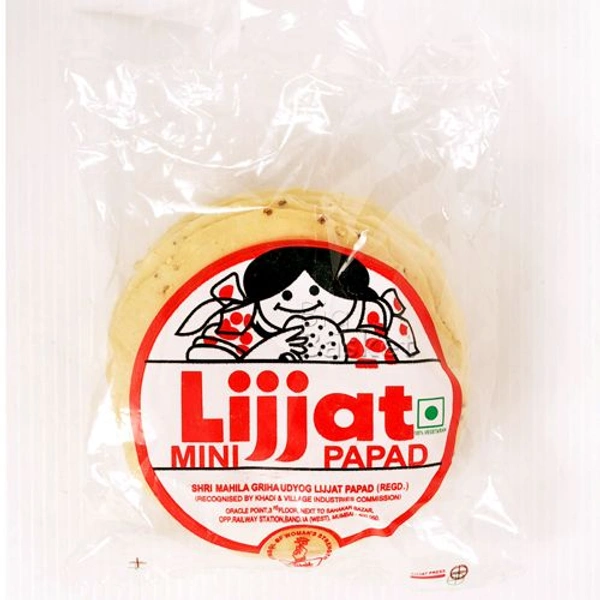 Lijjat Papad Mini - 200g
