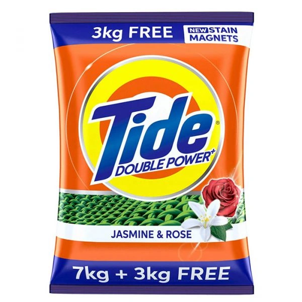 Tide Double Power+ Powder Jasmin & Rose - 6kg+2kg free