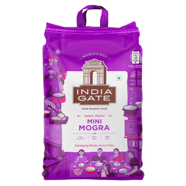 India Gate Basmati Rice Mini Mogra - 10kg
