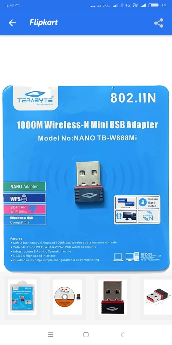 Wireless USB Wifi Adapter