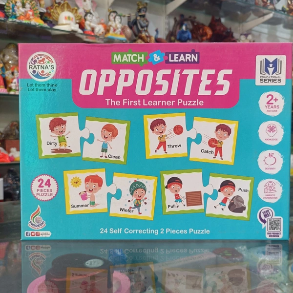 Ratna Match And Learn Opposites Puzzle