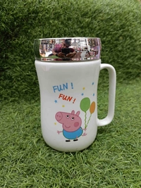 Pepa Pic Mug With Lid Ceramic 