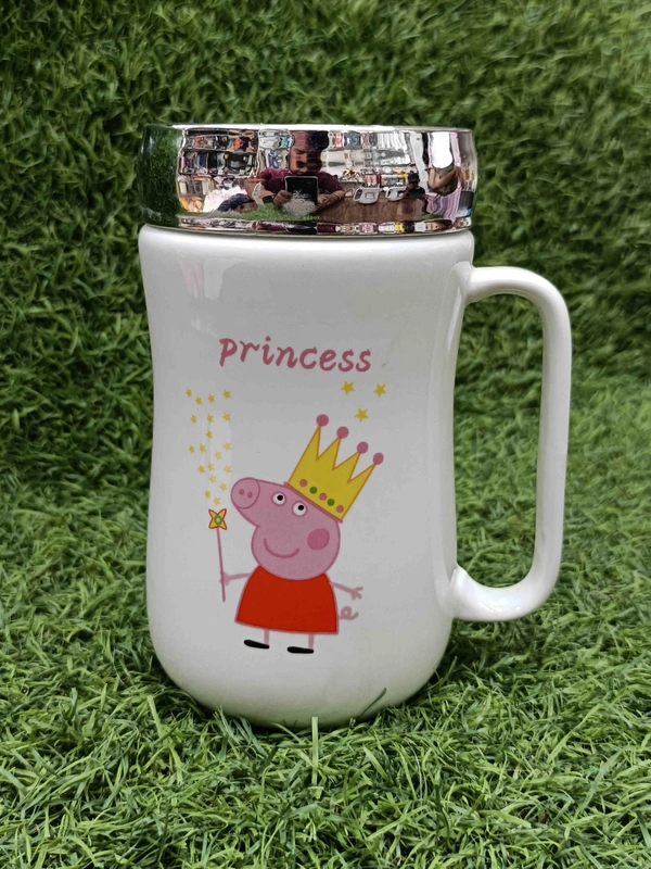 Pepa Pic Mug B With Lid Ceramic 