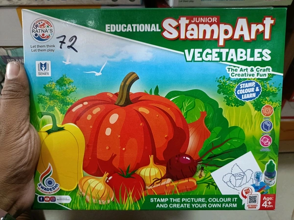Ratna Educational Junior Stampart Vegetables 