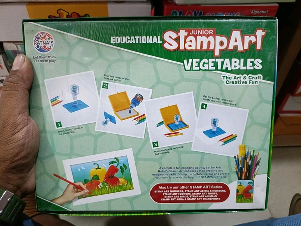 Ratna Educational Junior Stampart Vegetables 