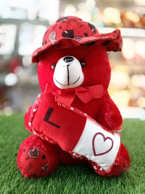 Cap Teddy Small - Red, 12 Inch