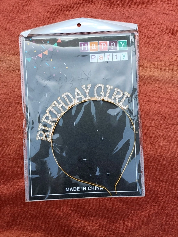 Birthday Girl Crown Metal