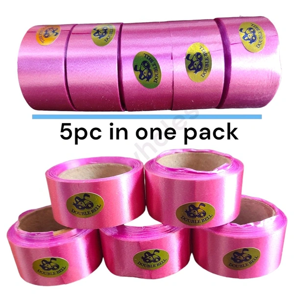 Curly Crazy Plastic Ribbon - Pink