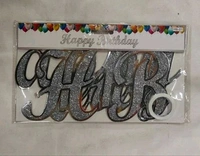 Happy Birthday Tag Sparkle - Red