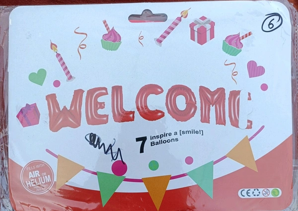 Welcome Foil - Red
