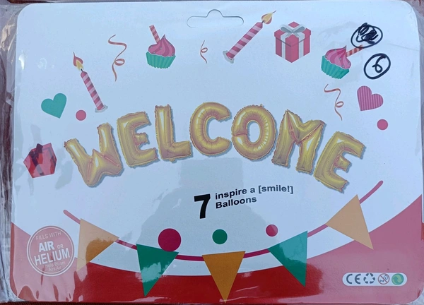 Welcome Foil - Golden
