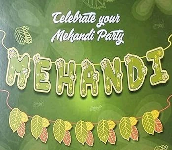 Mehndi Decoration Items for Marriage,Mehndi Ceremony Decoration - Green