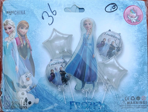 Kids Birthday Decoration Foil Ballon Set - Frozen