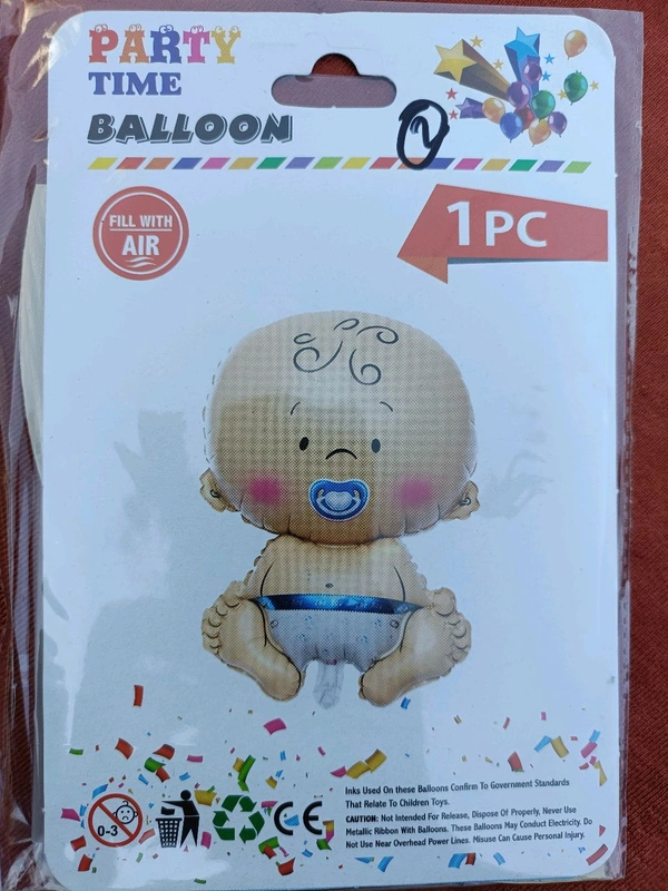 Baby Shower And Welcome Foil Charcters 16 Inch  - Baby Boy