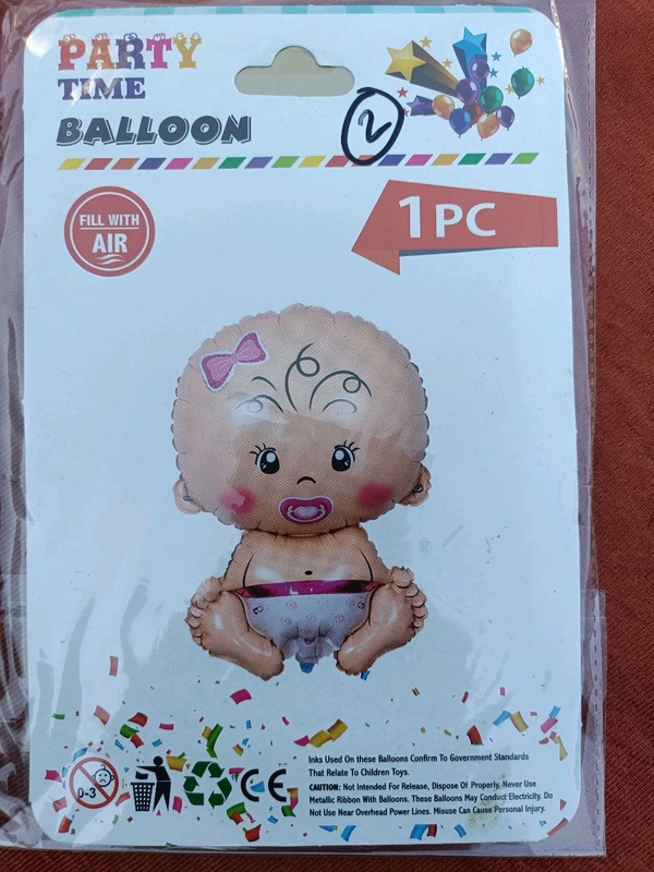 Baby Shower And Welcome Foil Charcters 16 Inch  - Baby Girl