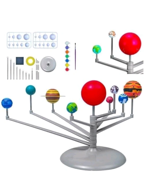 My Working Solar System, Planetarium Model Kit Project, Learning Planet System Science Kit, Educational Astronomy DIY Toy Kit, Ideal Gift For Boys & Girls 