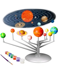 My Working Solar System, Planetarium Model Kit Project, Learning Planet System Science Kit, Educational Astronomy DIY Toy Kit, Ideal Gift For Boys & Girls 