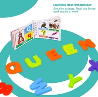 Ratna Educational Letter Word Picture Senior, Alphabets & Numbers for Kids to See The Picture, Find The Letter & Make The Word