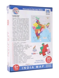 Ratna Educational India MAP Jigsaw Puzzle (99 Pieces)