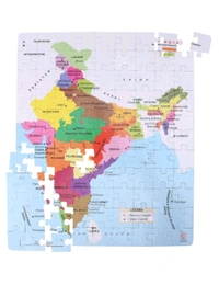 Ratna Educational India MAP Jigsaw Puzzle (99 Pieces)