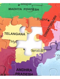 Ratna Educational India MAP Jigsaw Puzzle (99 Pieces)
