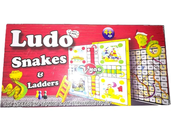 Vyas Ludo Snakes and Ladders Board Game