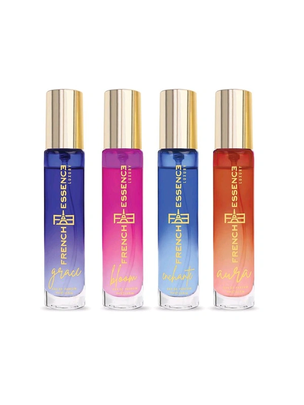 French Essence Luxury Perfume Gift Set For Women - 4 x 15mls