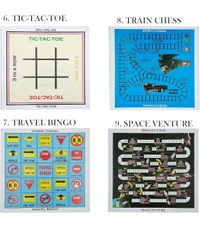 13 in 1 Family Game Including Chess, Backgammon, Ludo, Tic-Tac-Toe, Checkers, 9 Men's Morris, Travel Bingo