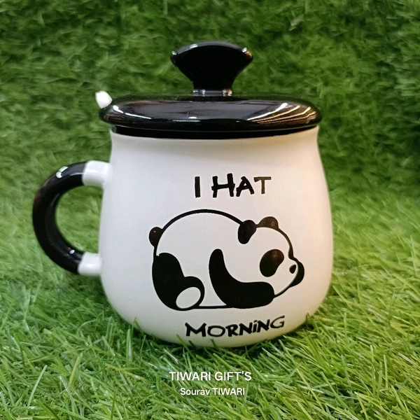 Panda Mug With Lid