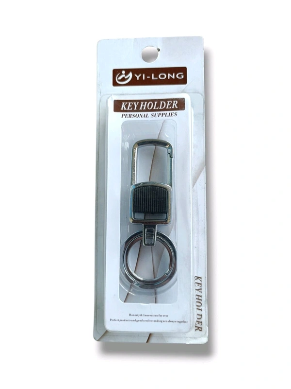 Hook Metal Keychain Double Ring 04