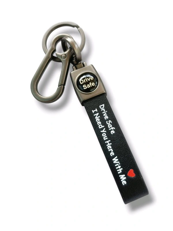 Drive Safe Premium Hook Keychain 