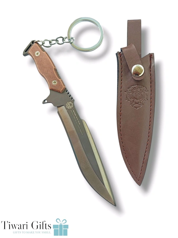 Premium Metal Knife Keychain (18x4x1 cm) – Stylish & Durable Accessory for BGMI & PUBG Fans – Perfect Gaming Collectible & Gift