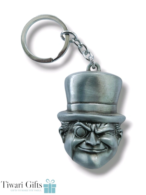 Marvel Penguin Head Pewter Key Ring Action Figure Keychain 