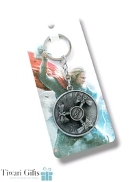 THOR Hammer Spinning Metallic Keychain